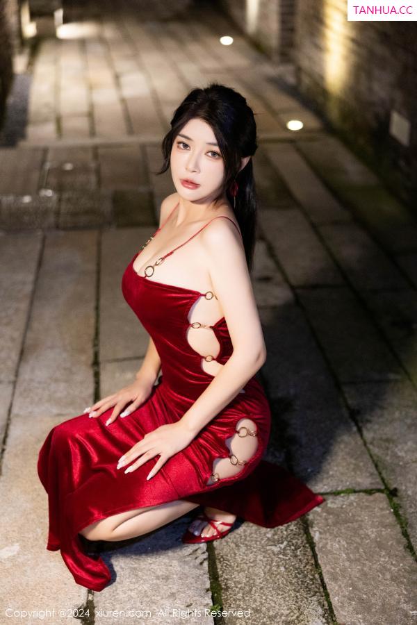 凯竹Vision 萌尤星凯竹 [XiuRen]高清写真图 2024.10.22 No.9327 凯竹Quinn 长裙美腿第29张图片